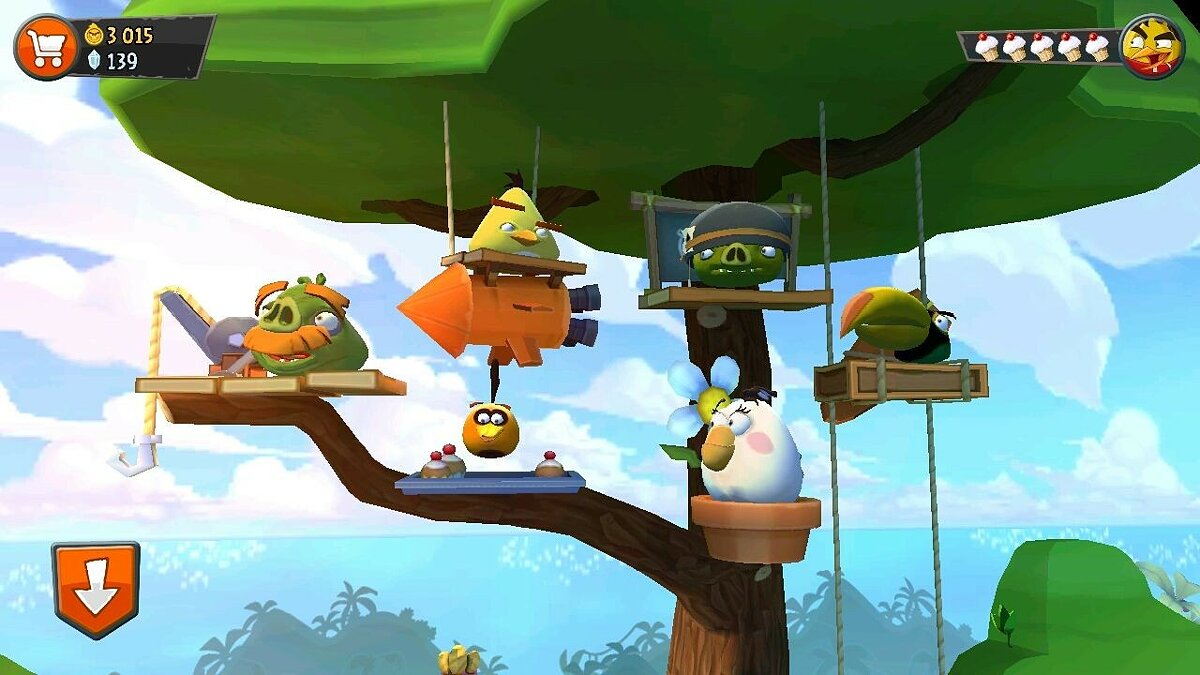 Взломанная angry birds игры. Angry Birds go игра. Игра Angry Birds go 2. Angry Birds go 2.9.1. Энгри бердз гоу дерево.