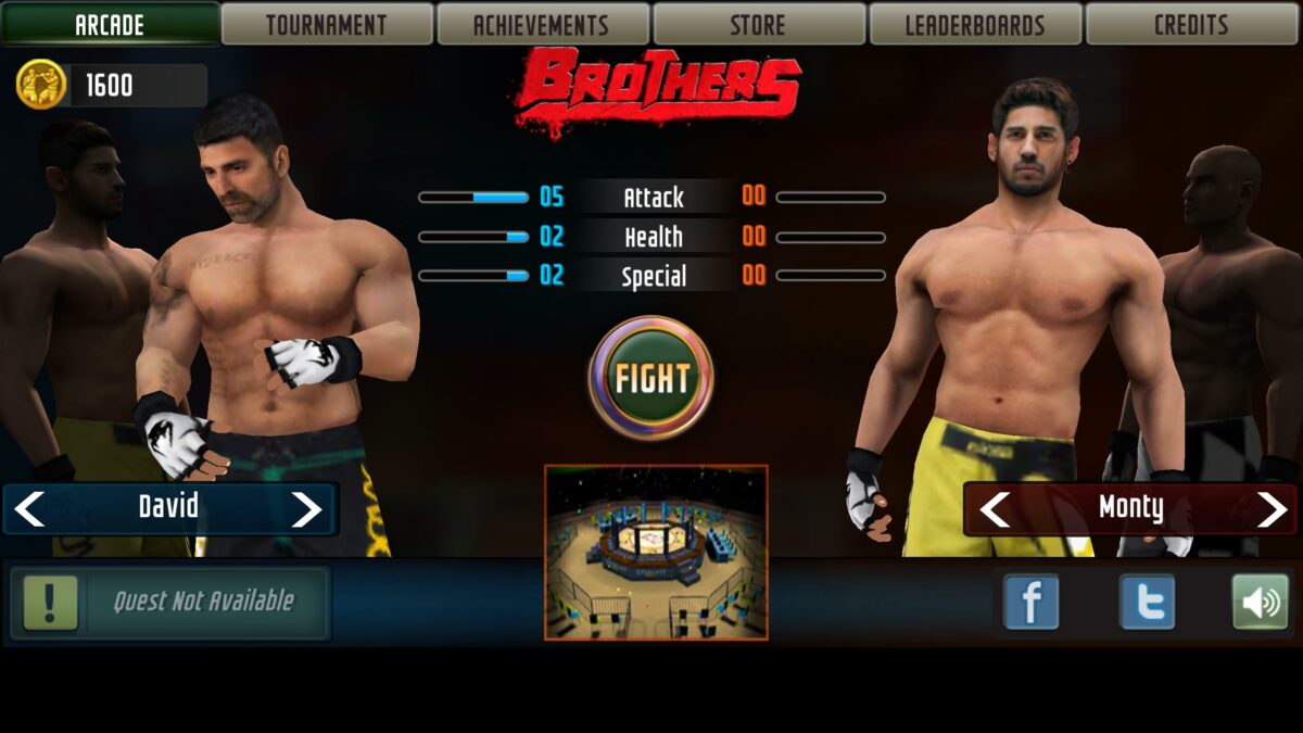 brothers clash of fighters
