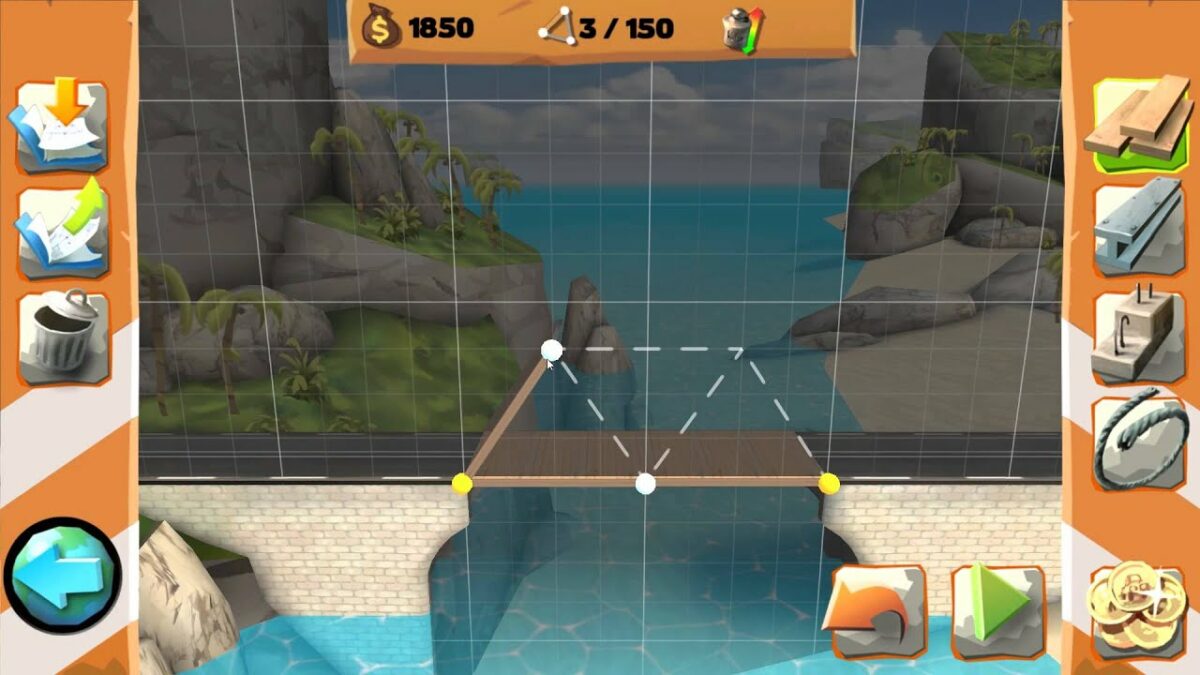скачать взломанный bridge constructor playground 