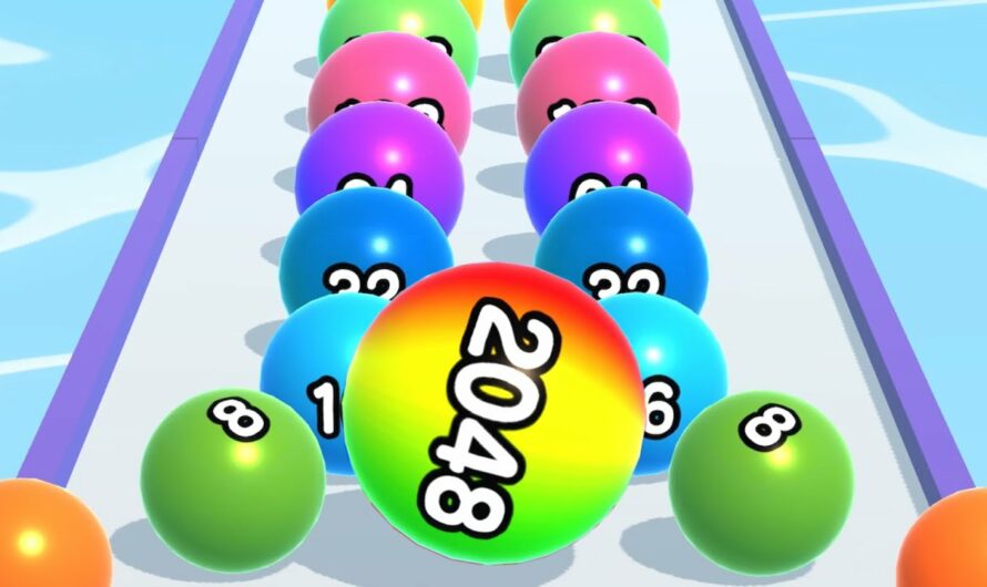 Ball Run 2048